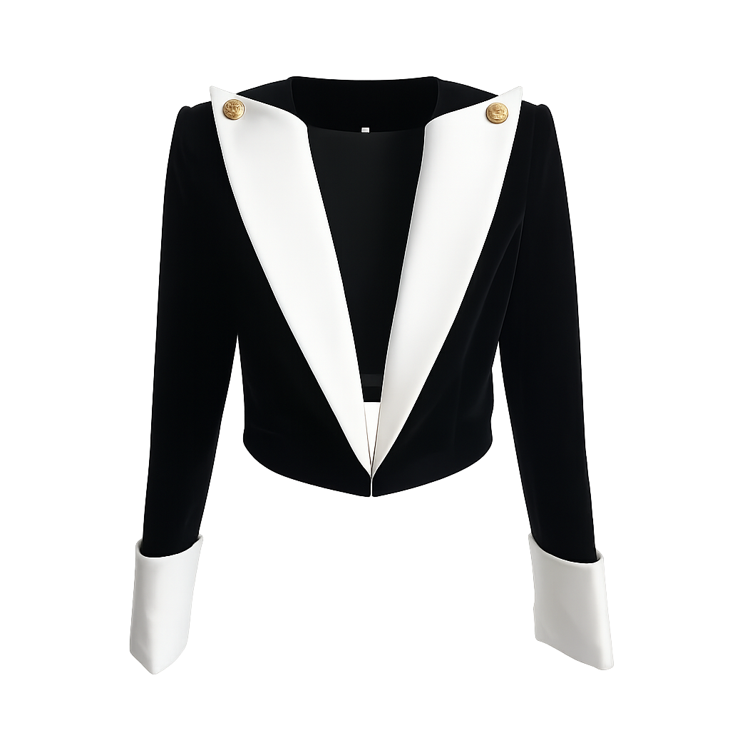 Iki - Sculpted Tuxedo Blazer