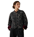 Sakura Noir Denim Jacket