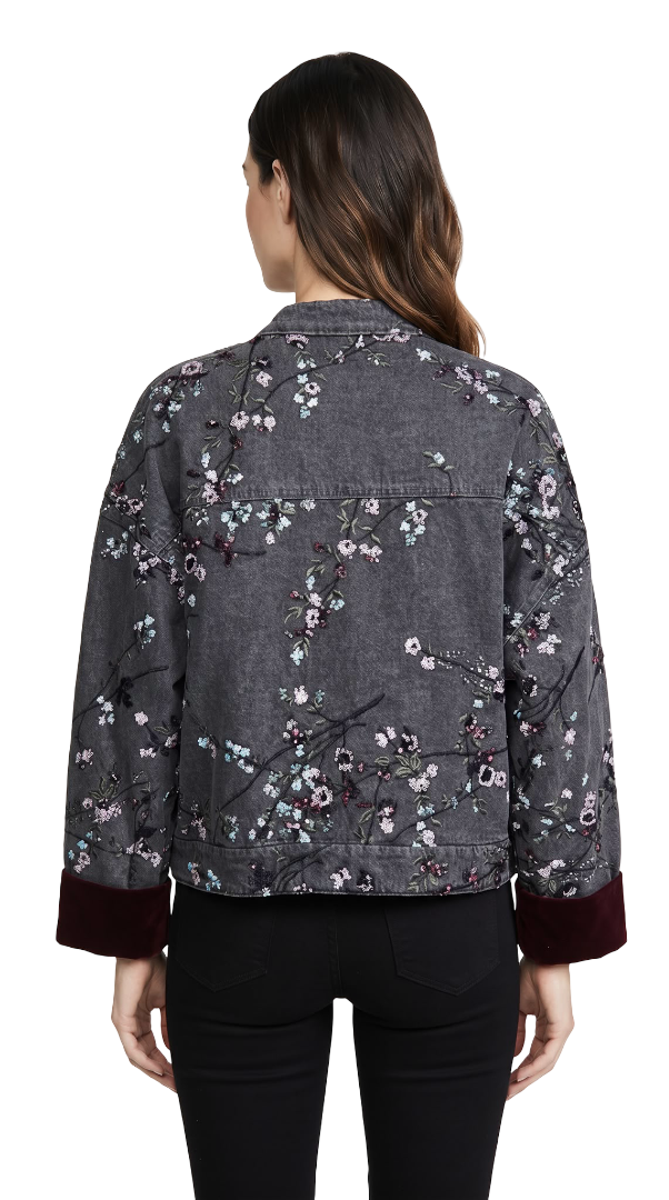 Denim Sakura tree inspired design