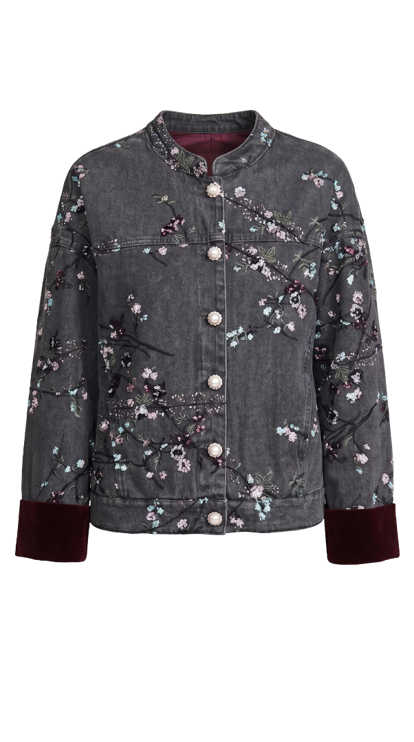 Denim Sakura tree inspired design