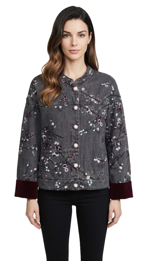Denim Sakura tree inspired design